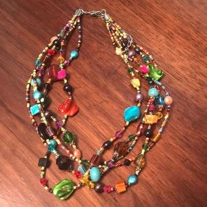 Unique colorful necklace